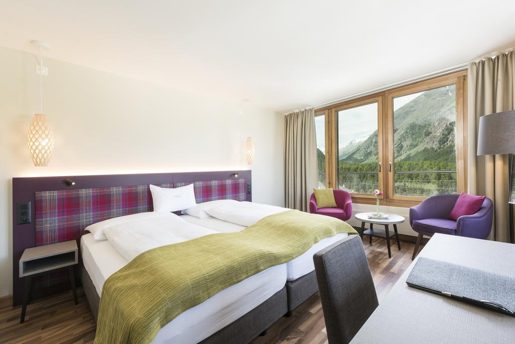 Hotel Allegra 3 Stern Superior Pontresina Bagian luar foto